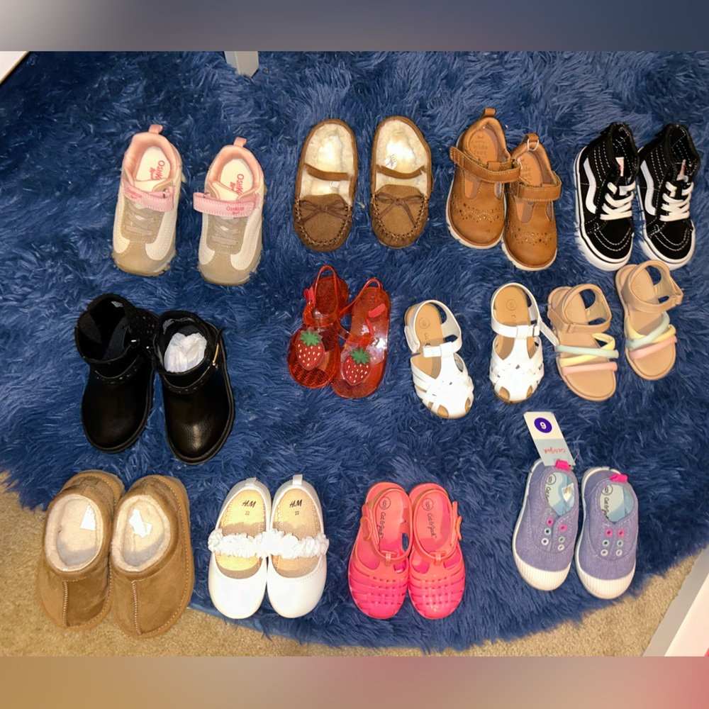 Toddler Girl shoes lot size 6, 7 & 8